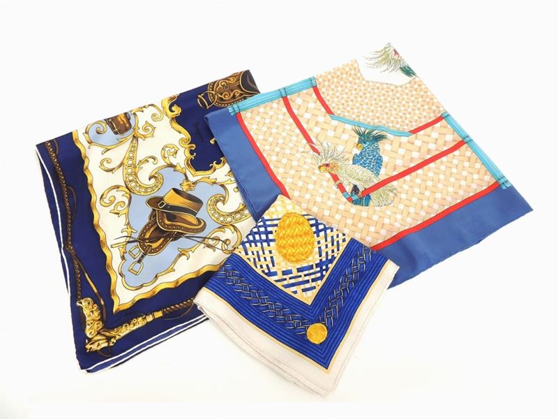 Tre Foulard in Seta