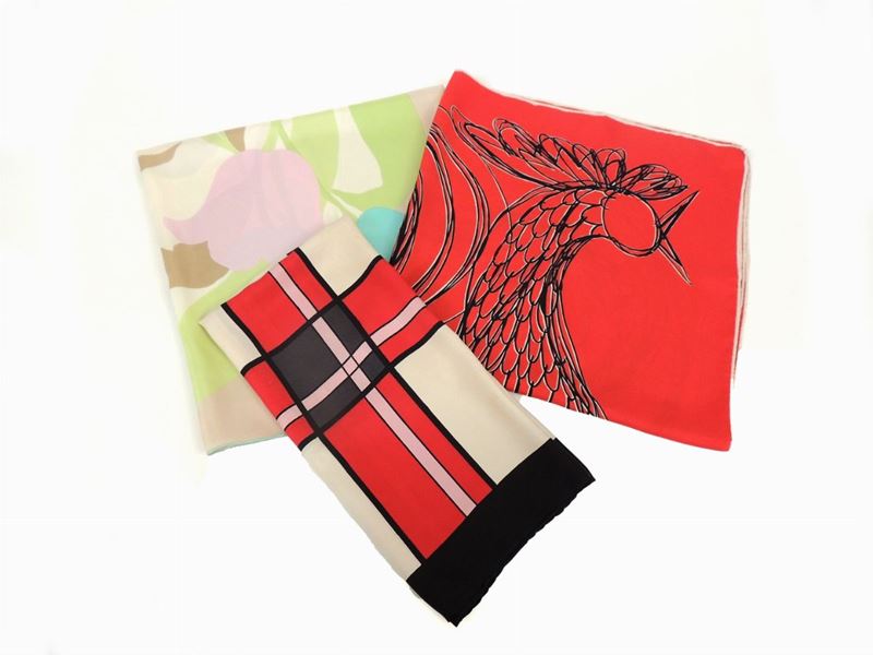Tre Foulard in Seta