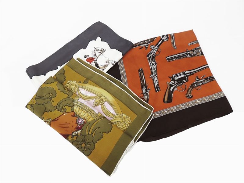 Tre Foulard in Seta