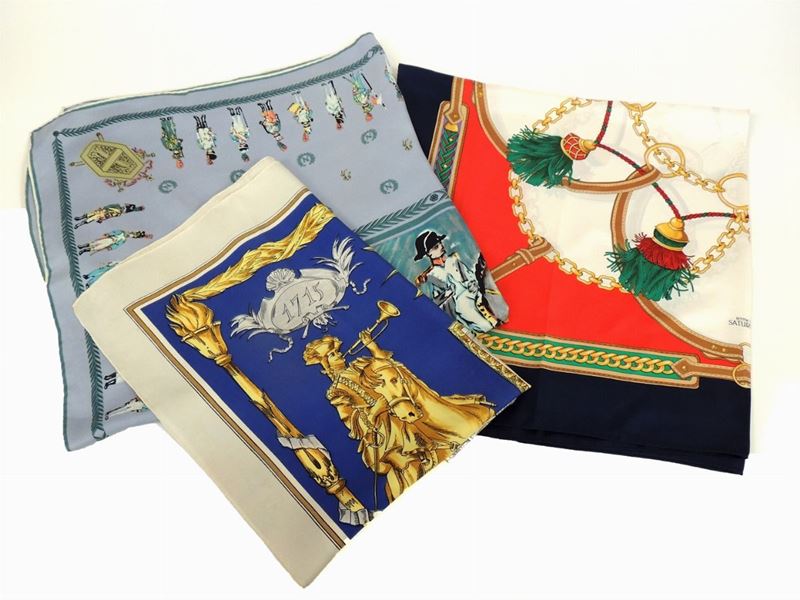 Tre Foulard in Seta