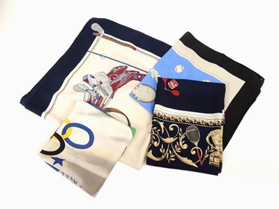 Quattro Foulard in Seta