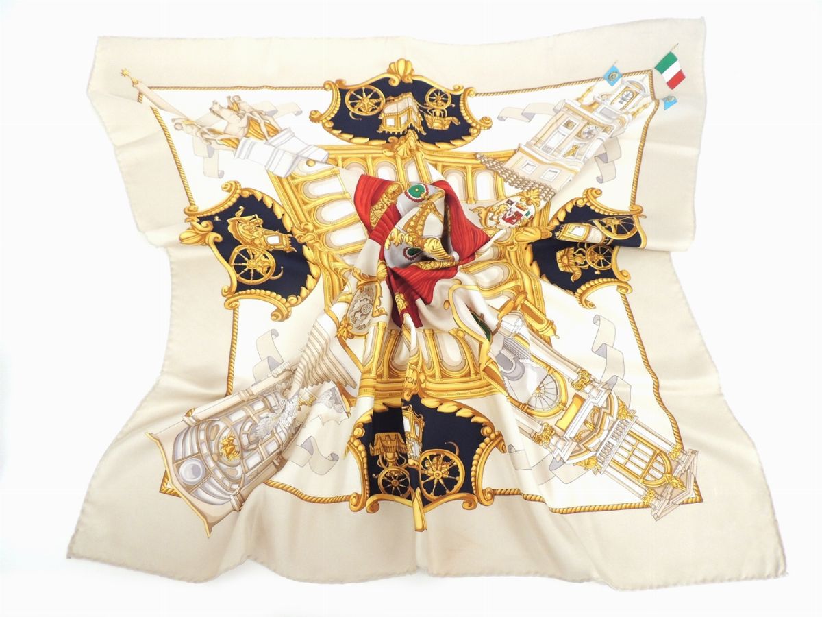Tre Foulard Patriottici in Seta