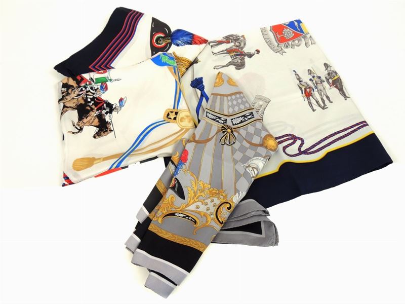 Quattro Foulard in Seta
