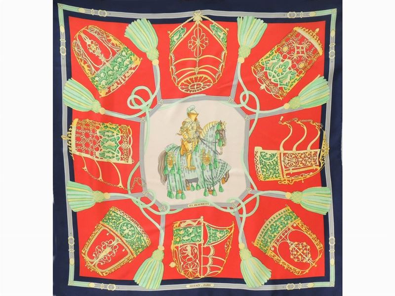 Foulard Carrè in Seta "les Muserolles", Hermés