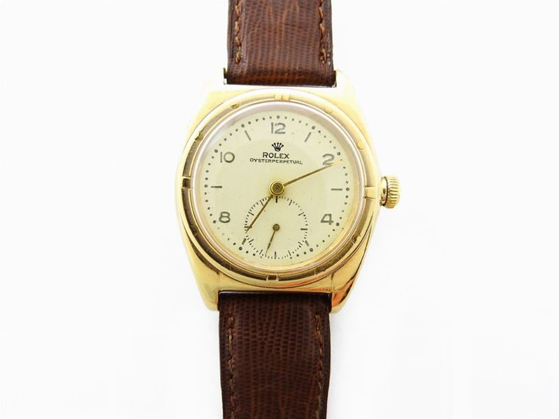 Orologio da Polso per Uomo Rolex "bubble Back" in Oro Giallo 585/1000