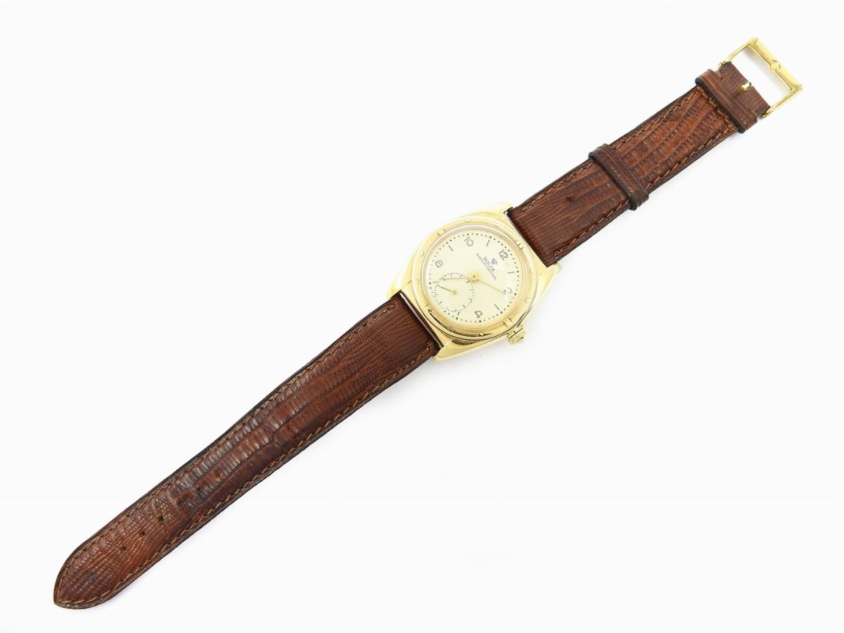Orologio da Polso per Uomo Rolex "bubble Back" in Oro Giallo 585/1000