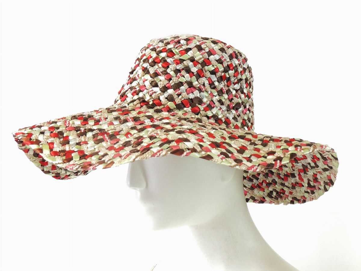 Tre Cappelli in Rafia, Paglia e Cotone