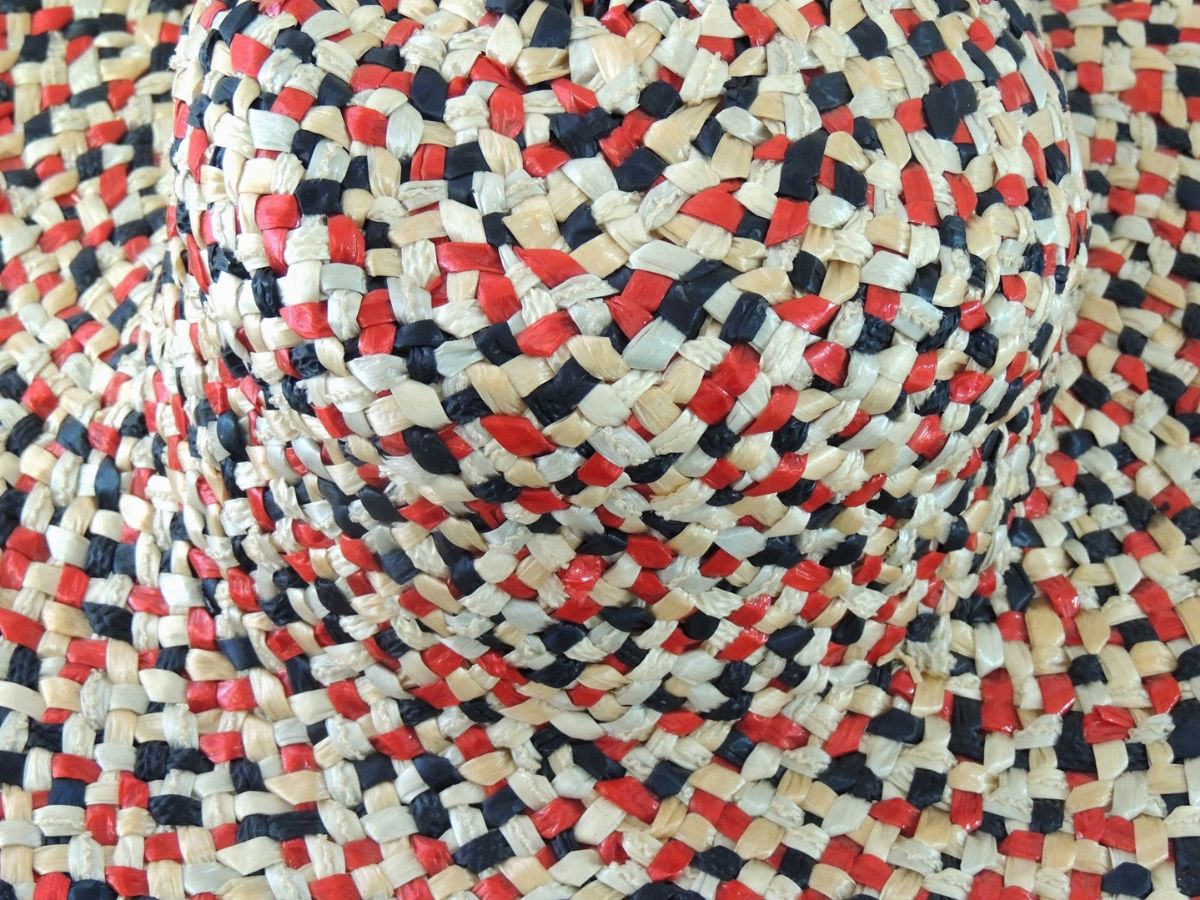 Tre Cappelli in Rafia, Paglia e Cotone