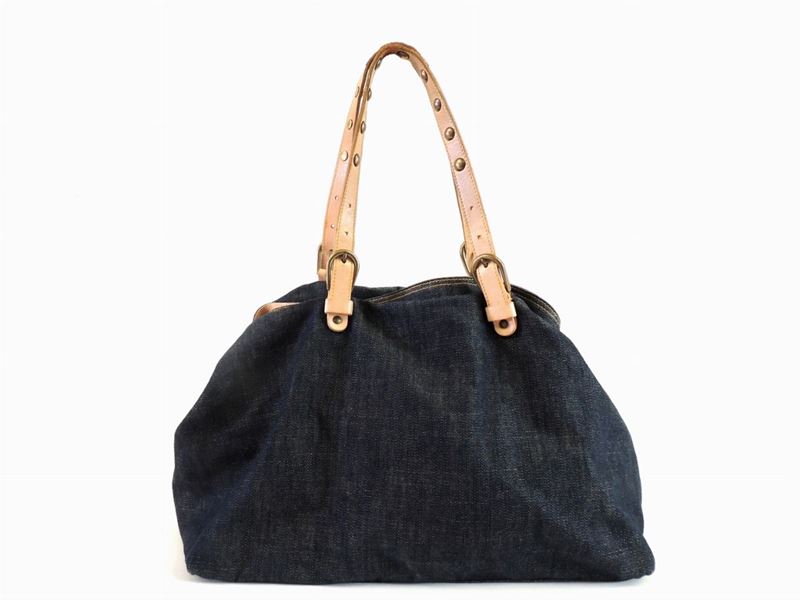 Borsa a Spalla in Denim, Miu Miu