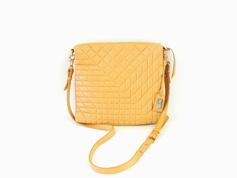 Borsa a Tracolla in Pelle Color Senape, Badgley Mischka