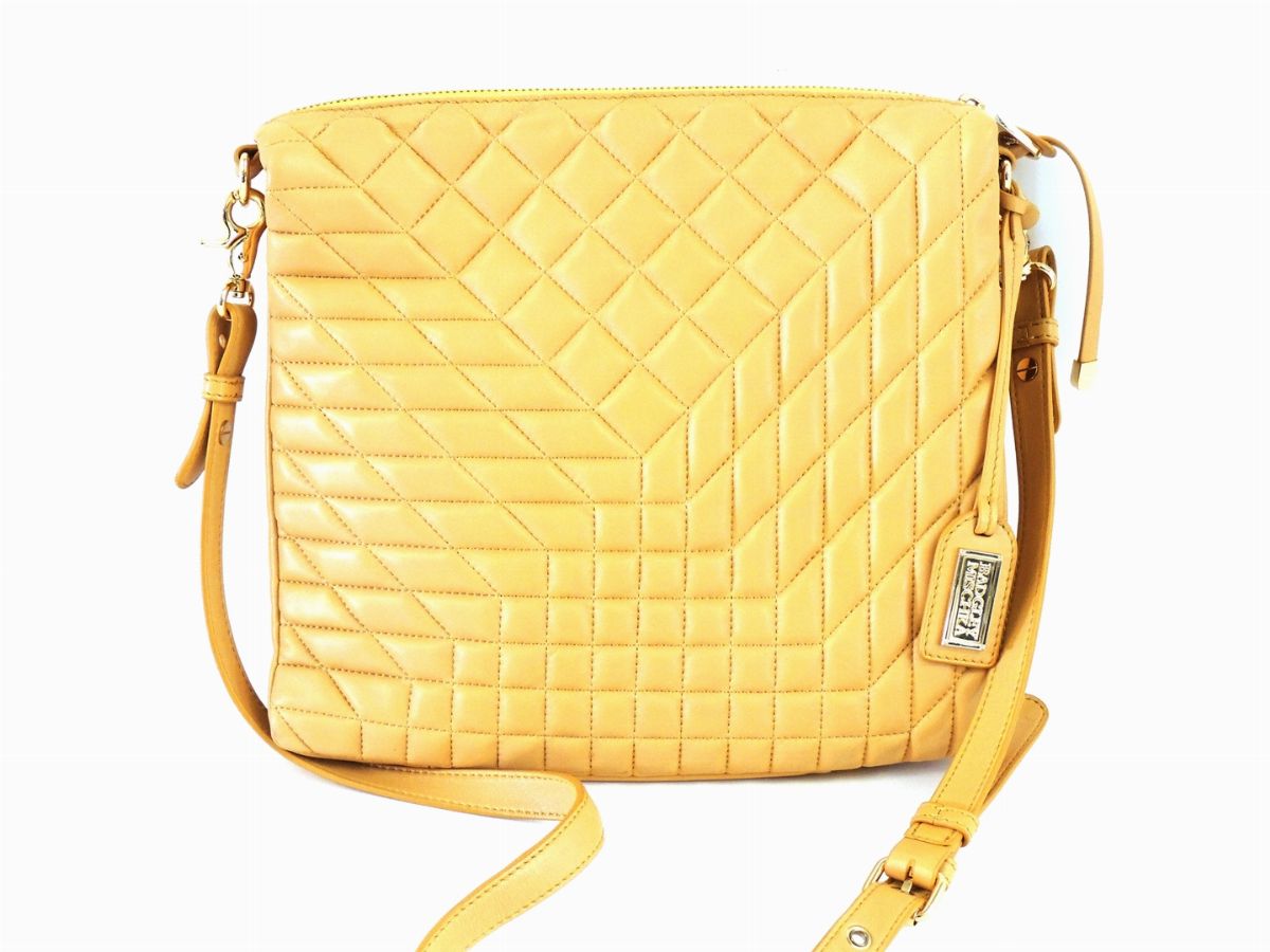 Borsa a Tracolla in Pelle Color Senape, Badgley Mischka