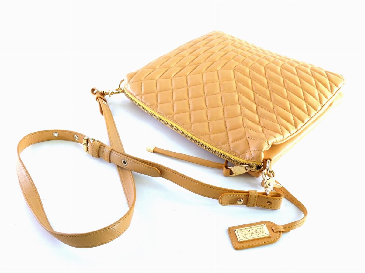 Borsa a Tracolla in Pelle Color Senape, Badgley Mischka