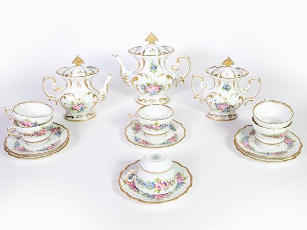 A Painted Porcelain Coffee Set  (France, 20th Century)  - Auction The Riz Ortolani and Katyna Ranieri collection / Forniture and Art Objects - III - III - Maison Bibelot - Casa d'Aste Firenze - Milano