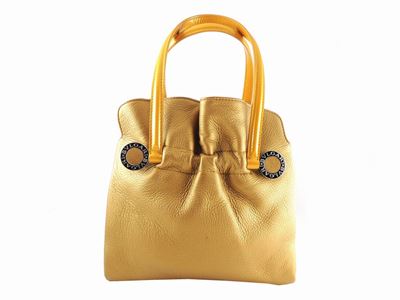 Borsa a Mano in Pelle Dorata, Bulgari