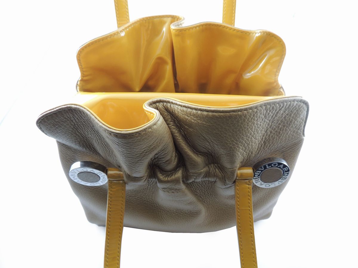 Borsa a Mano in Pelle Dorata, Bulgari