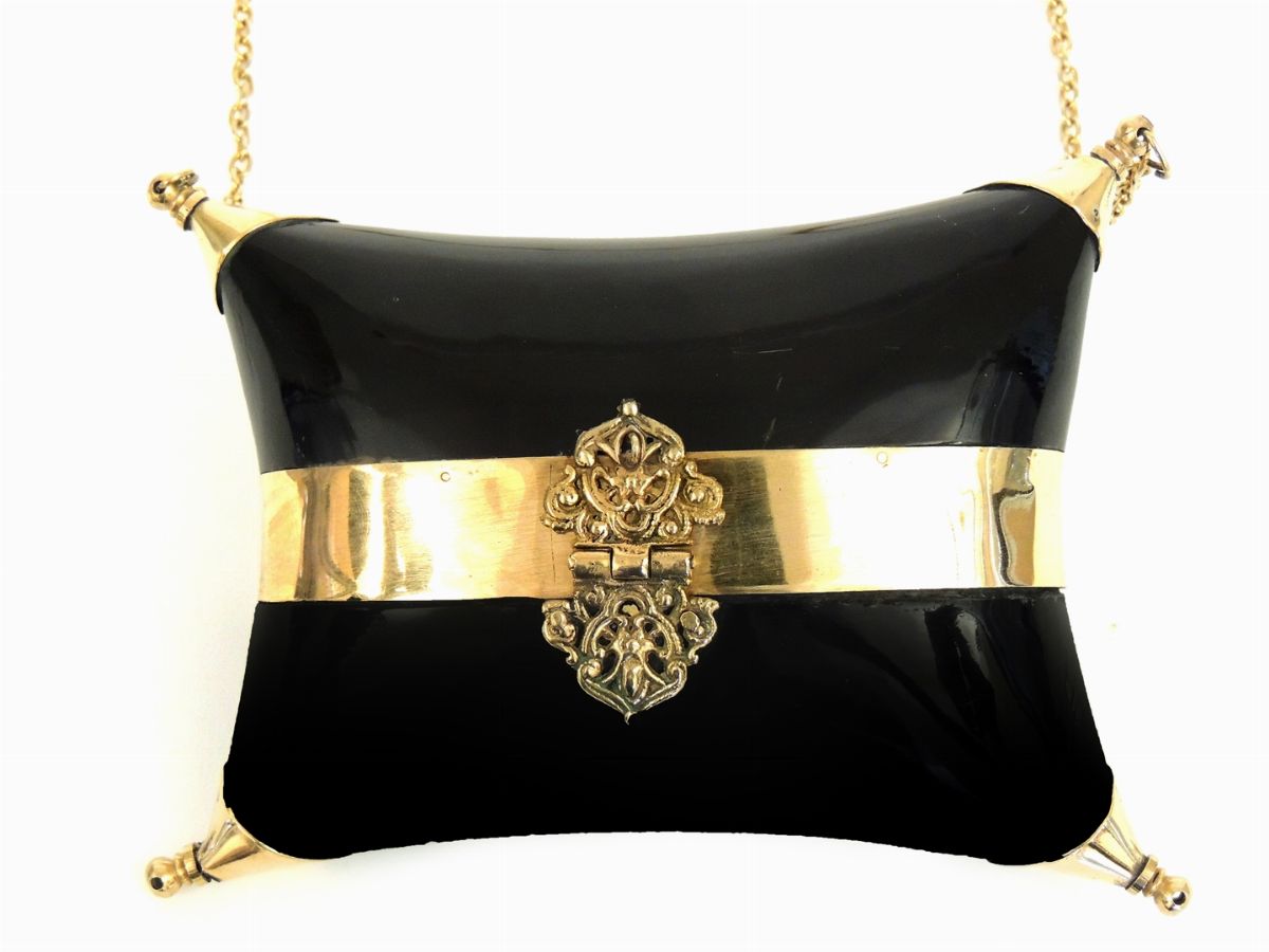 Borsa da Sera in Corno e Ottone