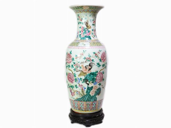 A Large Canton Porcelain Vase