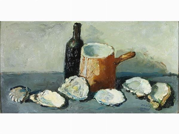 Mario Bucci : Oysters  ((1903-1970))  - Auction Arte moderna e contemporanea - Maison Bibelot - Casa d'Aste Firenze - Milano