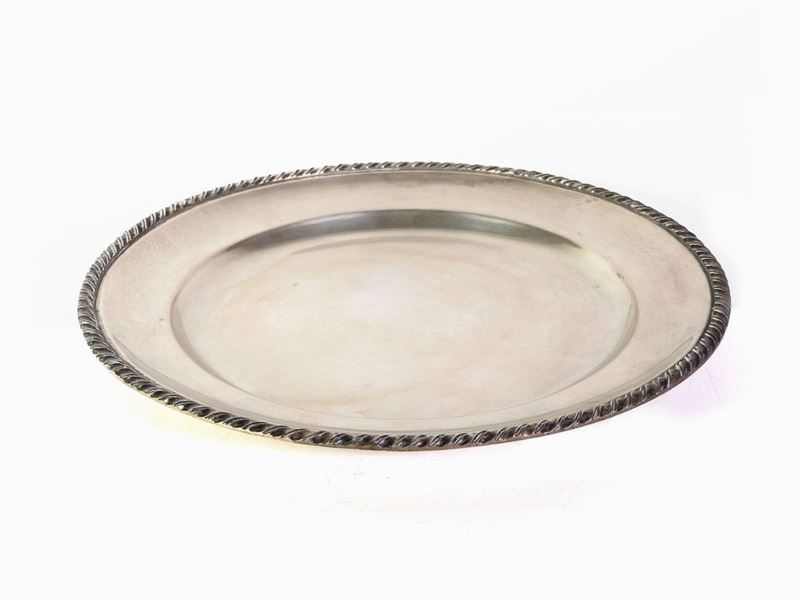 Vassoio Rotondo in Argento