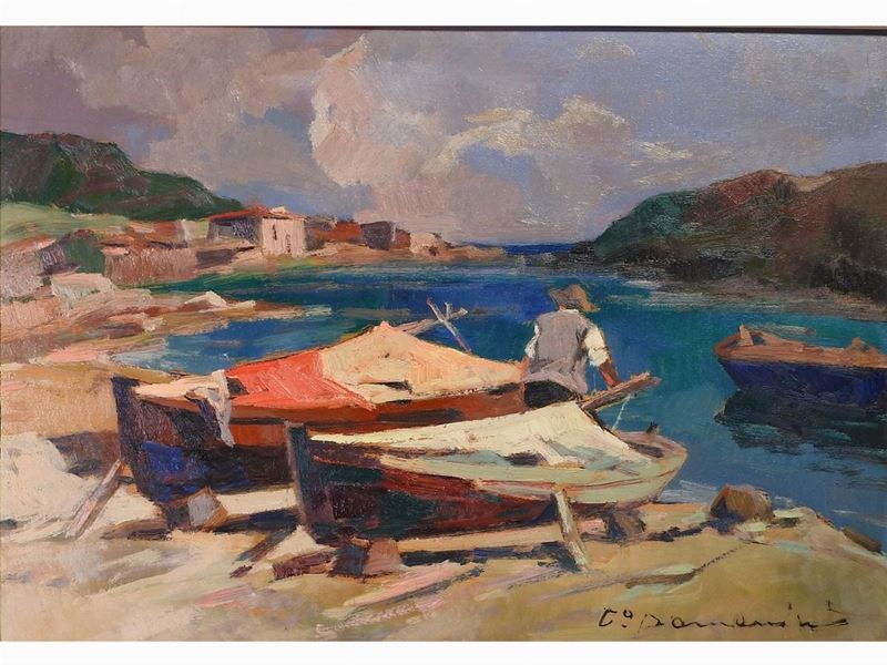 Carlo Domenici - Scorcio di Porto