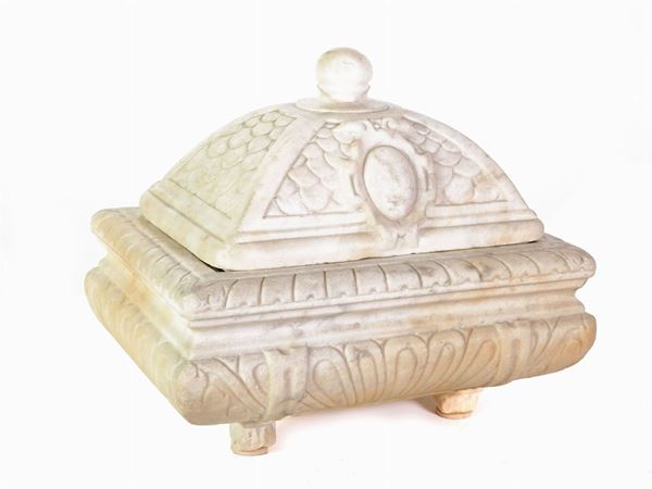 A Carved Marble Box