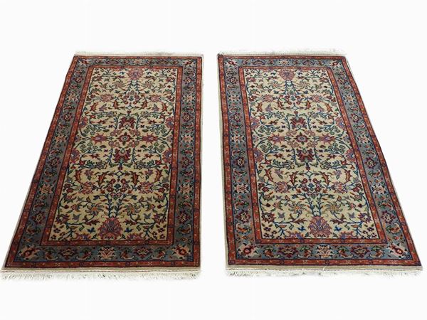A Pair of Persian Bedside Carpets  - Auction The Riz Ortolani and Katyna Ranieri collection / Forniture and Art objects  - II - II - Maison Bibelot - Casa d'Aste Firenze - Milano