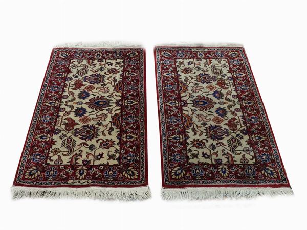 A Pair of Persian Bedside Carpets  - Auction The Riz Ortolani and Katyna Ranieri collection / Forniture and Art Objects - III - III - Maison Bibelot - Casa d'Aste Firenze - Milano