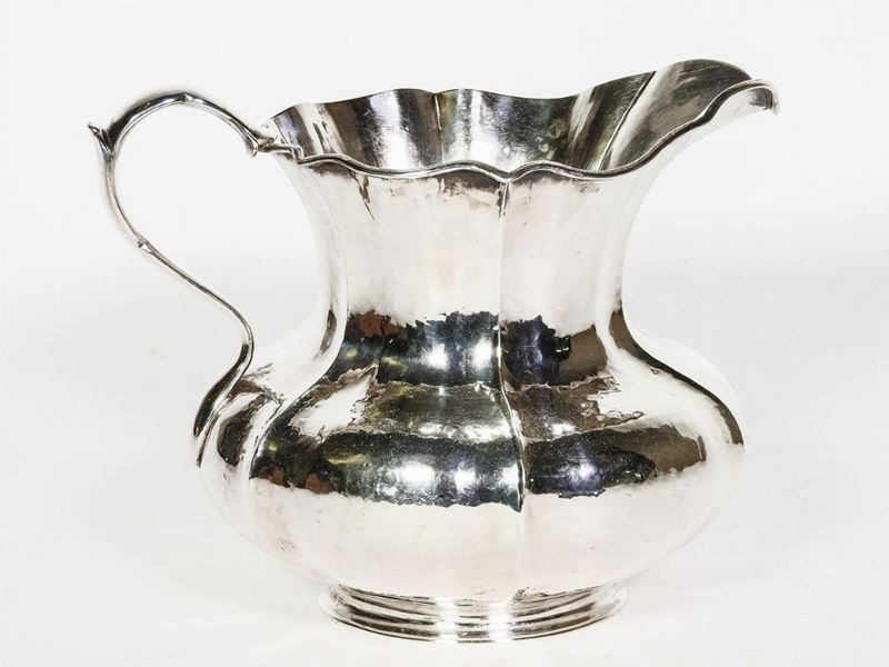 Caraffa in Argento Martellato