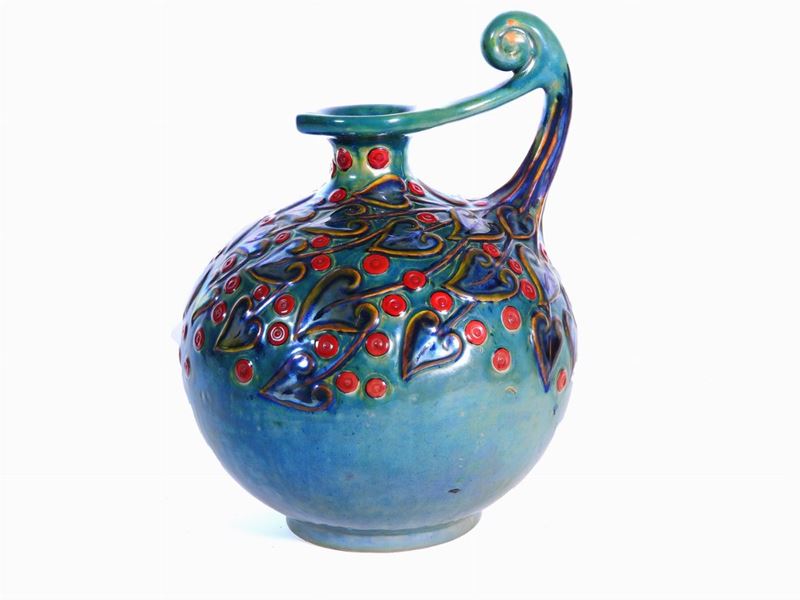 Versatoio in Ceramica Smaltata a Lustro