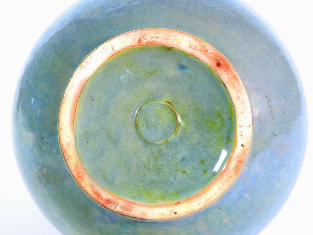 Versatoio in Ceramica Smaltata a Lustro