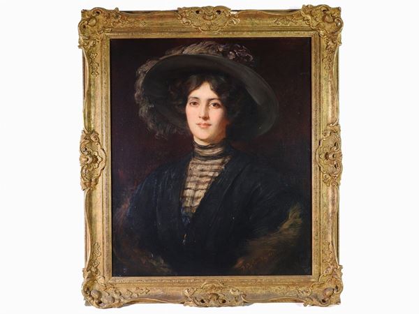 Theodor Blake Wirgman - Portrait of a Woman