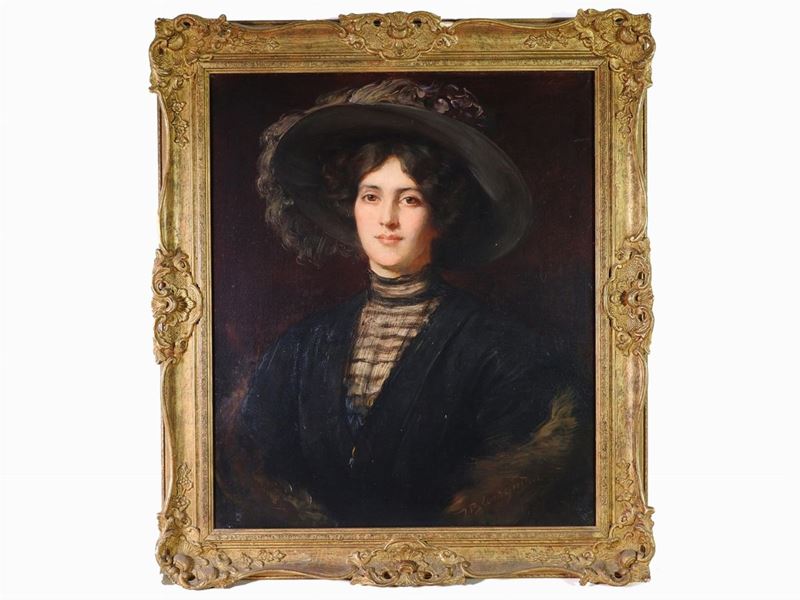 Theodor Blake Wirgman - Ritratto Femminile