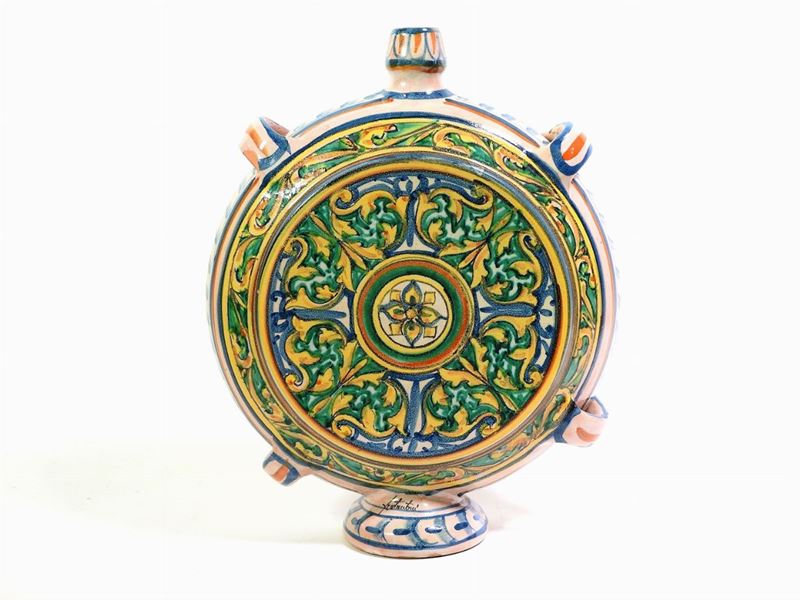 Grande Fiasca in Terracotta Smaltata