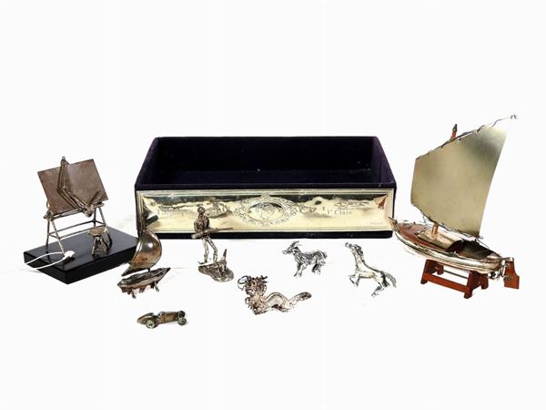 A Lot of Silver and Silver-plated Items  - Auction The Riz Ortolani and Katyna Ranieri collection / Forniture and Art objects  - II - II - Maison Bibelot - Casa d'Aste Firenze - Milano