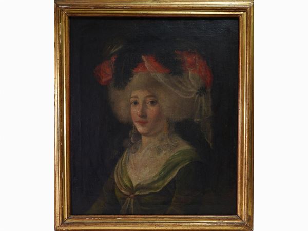 Scuola francese della fine del XVII secolo - Portrait of a Lady