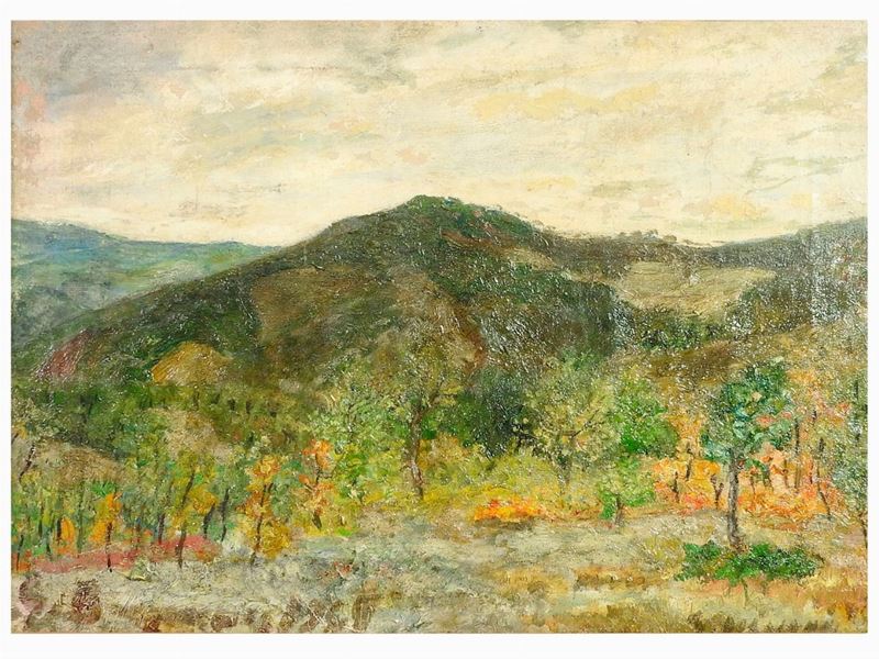 Guido Borgianni - Paesaggio Toscano Anni Quaranta
