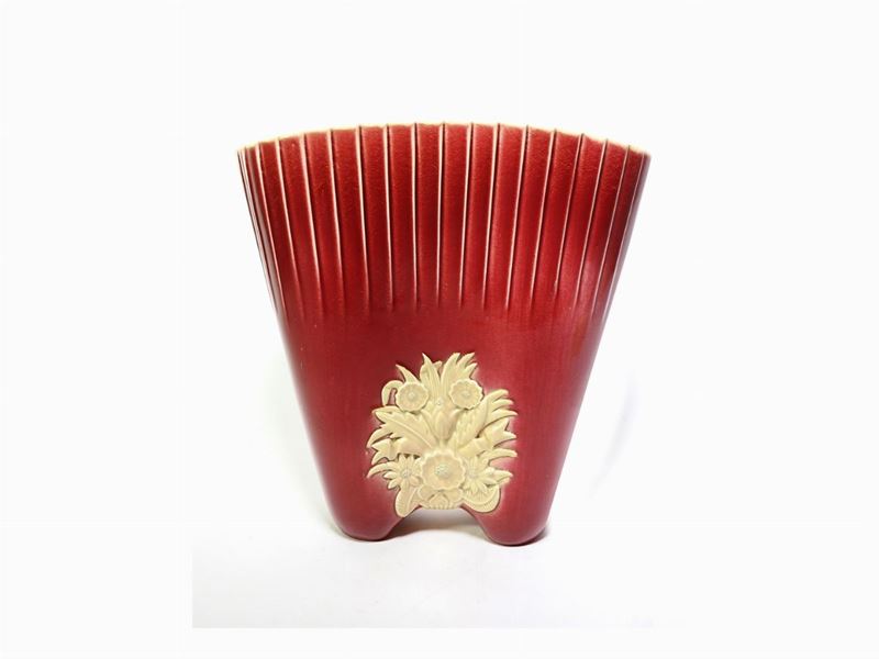 Giovanni Gariboldi - Grande Vaso in Ceramica, Richard Ginori San Cristoforo, Anni Quaranta