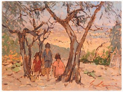 La Raccolta delle Olive Anni Quaranta