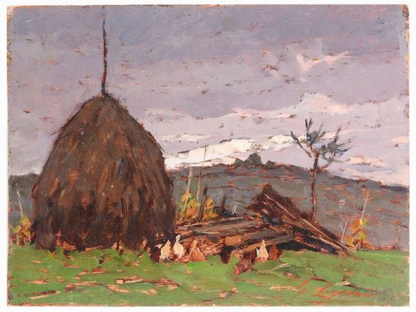 Giovanni Lomi - Country Landscape 1944