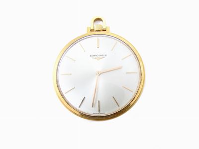 Orologio Ultrapiatto da Tasca Longines in Oro Giallo