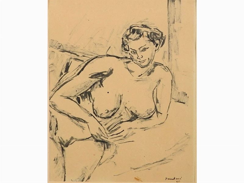 Orfeo Tamburi - Nudo Femminile 1945