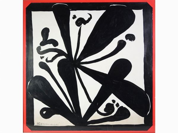Arturo Carmassi : Untitled 1960s  ((1925-2015))  - Auction The Riz Ortolani and Katyna Ranieri collection: Contemporary Art and Old Master Painting - I - I - Maison Bibelot - Casa d'Aste Firenze - Milano