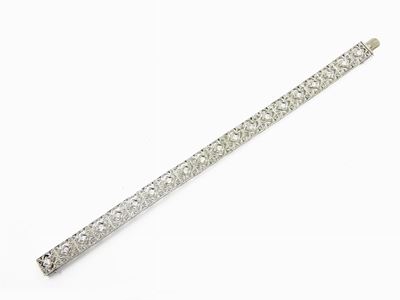 Bracciale in Oro Bianco e Diamanti