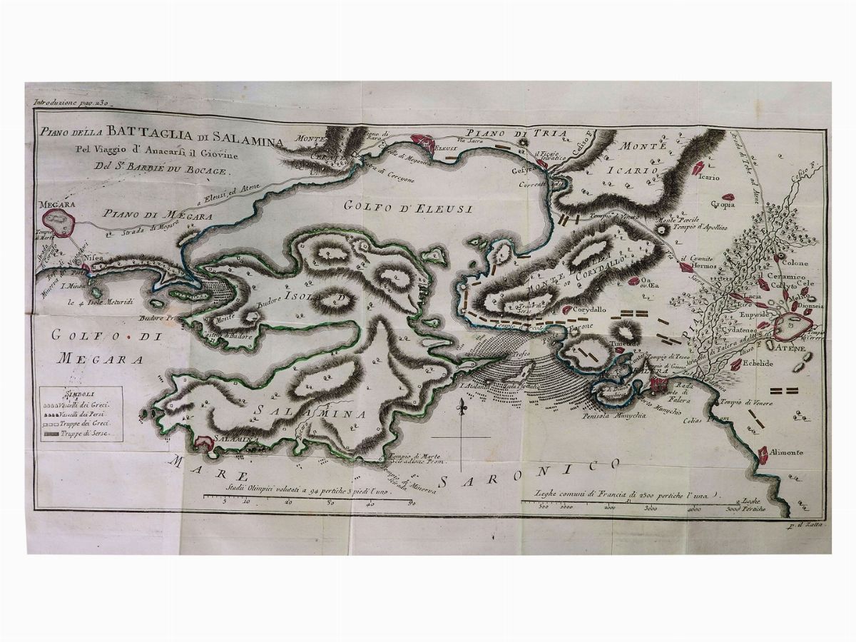 Jean-jacques Barthélemi - Viaggio D'anacarsi il Giovine nella Grecia Verso la Metà del Quarto Sec...