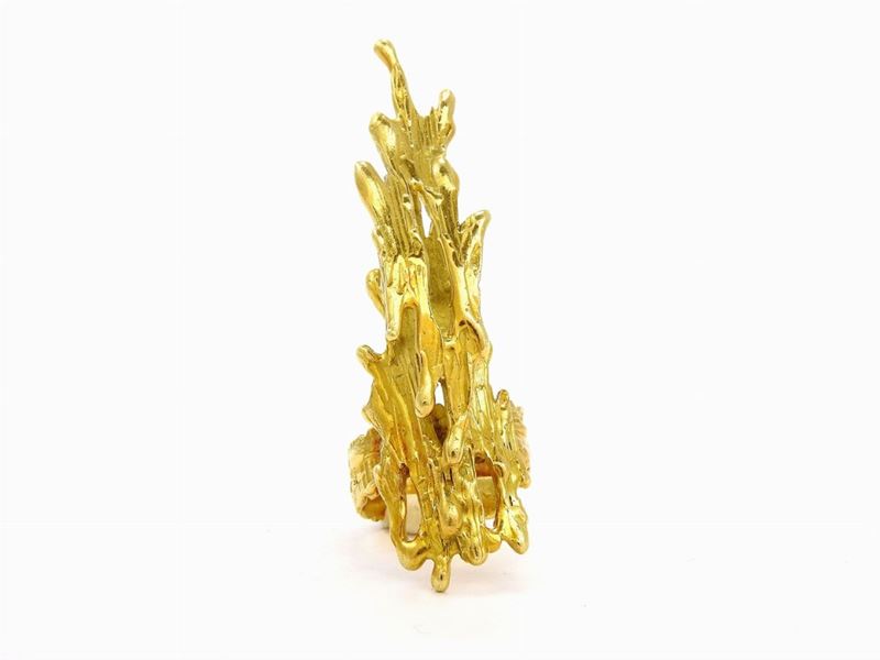 Anello Design di Esa Mazzotti in Oro Giallo