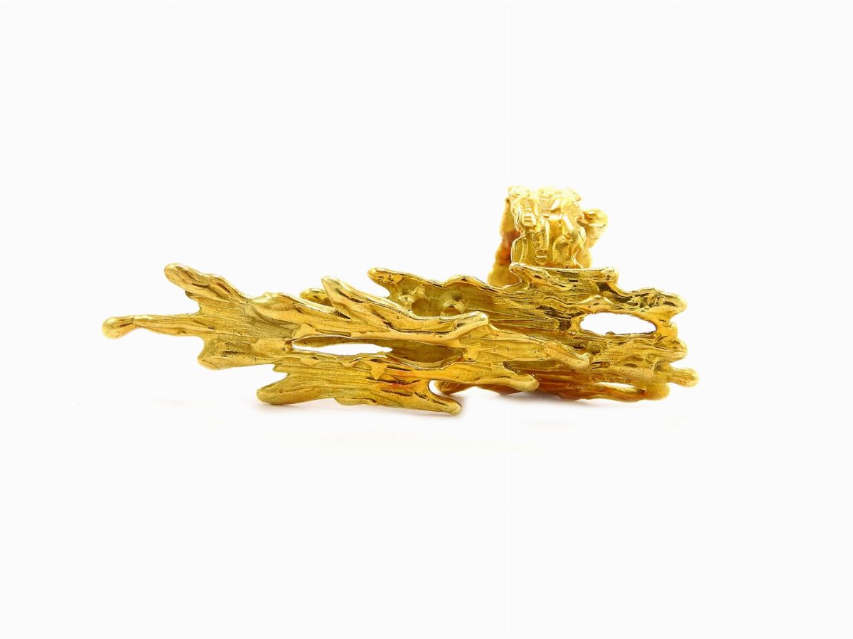 Anello Design di Esa Mazzotti in Oro Giallo