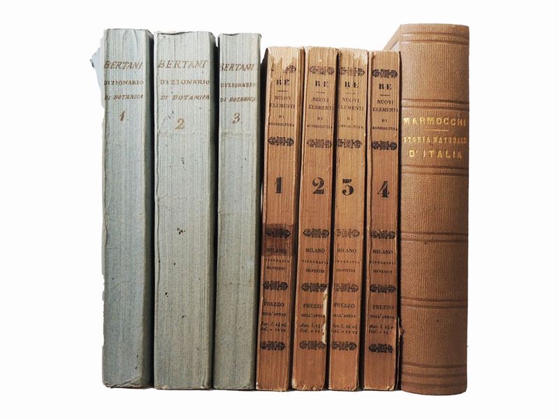 Lotto di Libri D'epoca su Botanica e Agraria