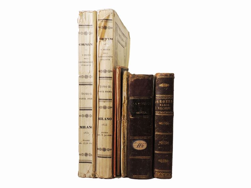 Lotto di Libri D'epoca di Argomento Letterario