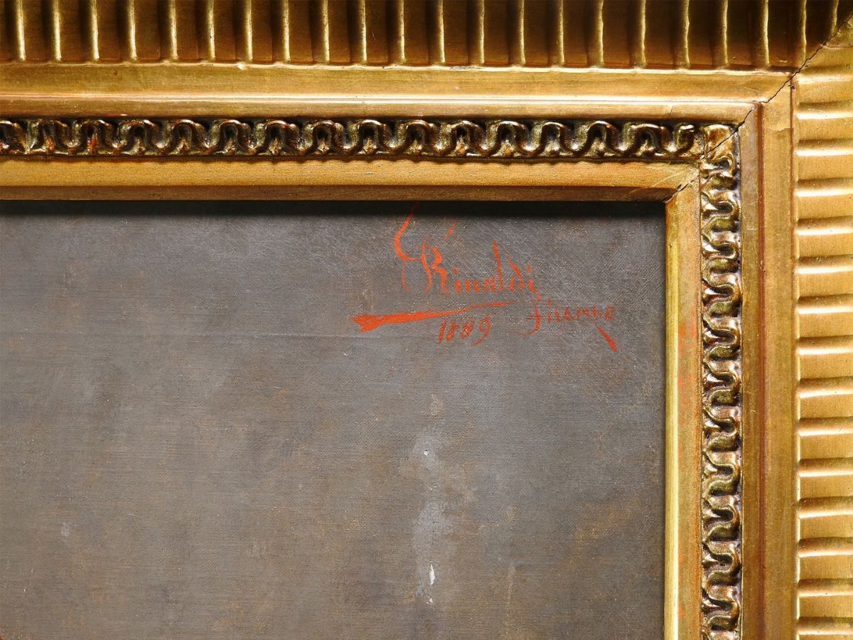 Claudio Rinaldi - Ritratto di Frate con Piatto di Trippa 1889