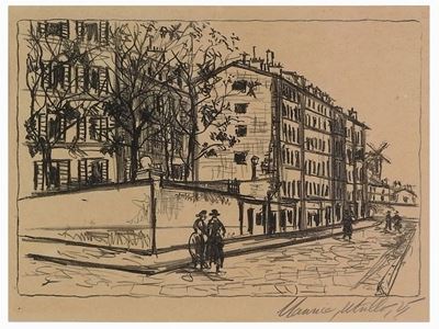 La Rue D'orchampt 1924